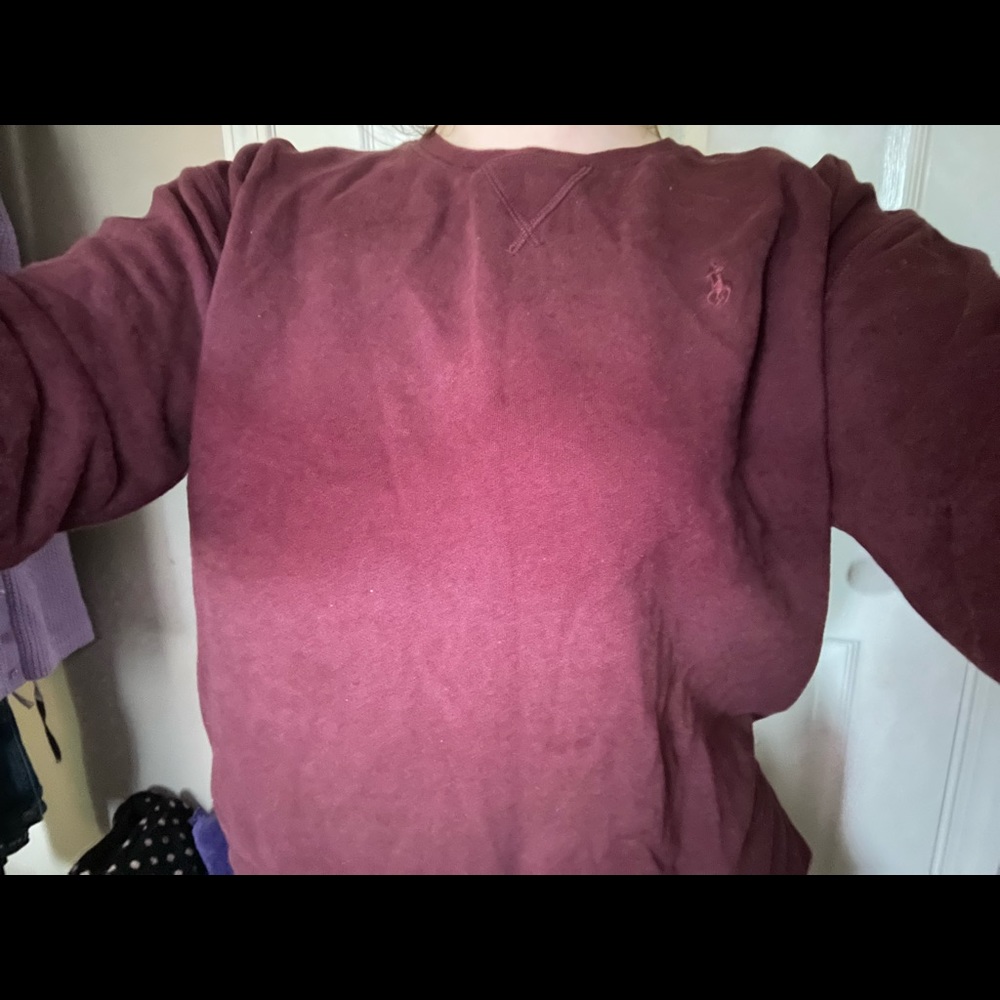 Polo Ralph Lauren Maroon Sweatshirt!